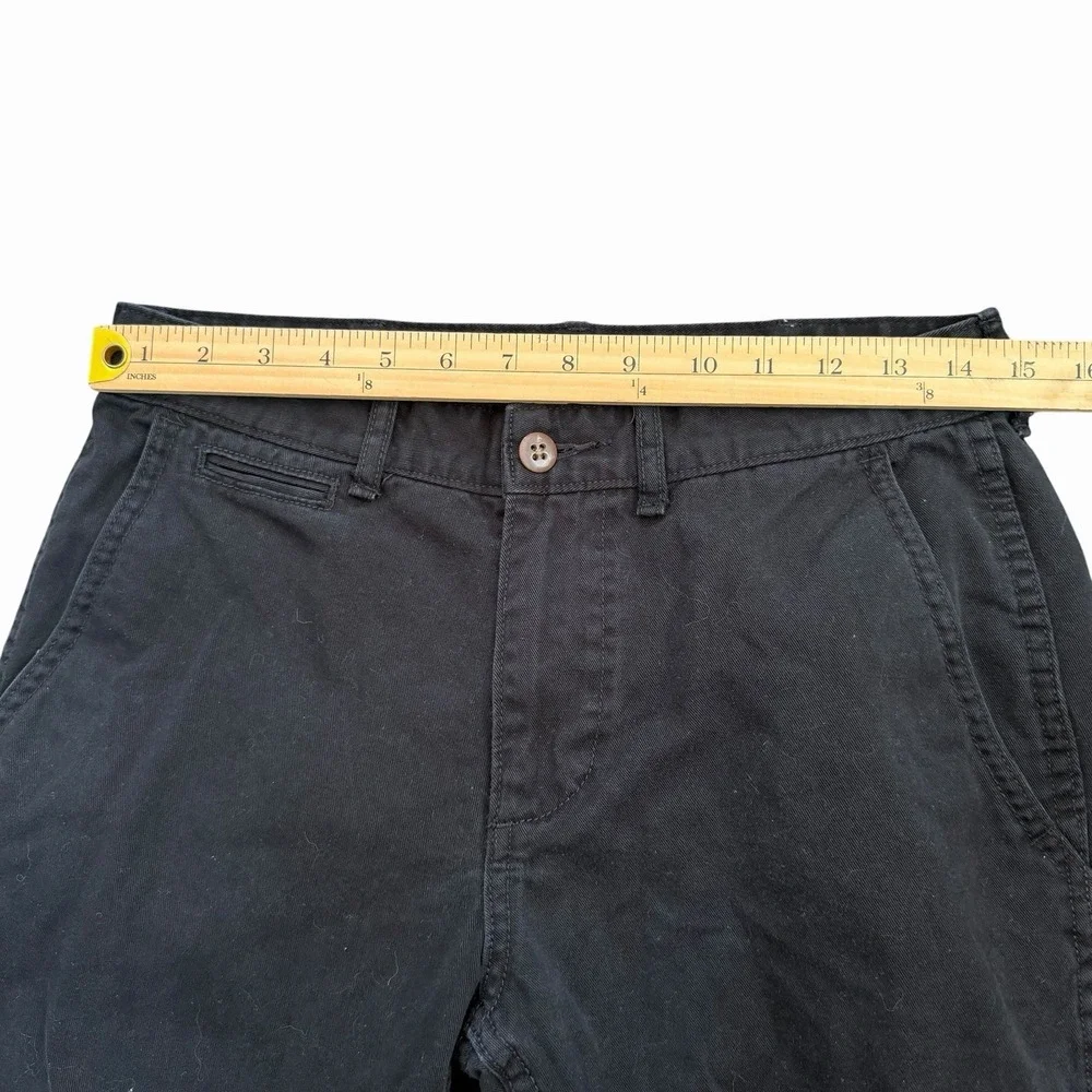 DENIM & SUPPLY Ralph Lauren Vintage Chino Pants Mens Black 30x30 Khaki Casual